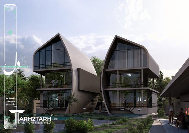 طراحی ویلا خانه دل