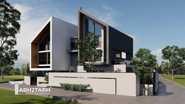 طراحی ویلا خانه دل