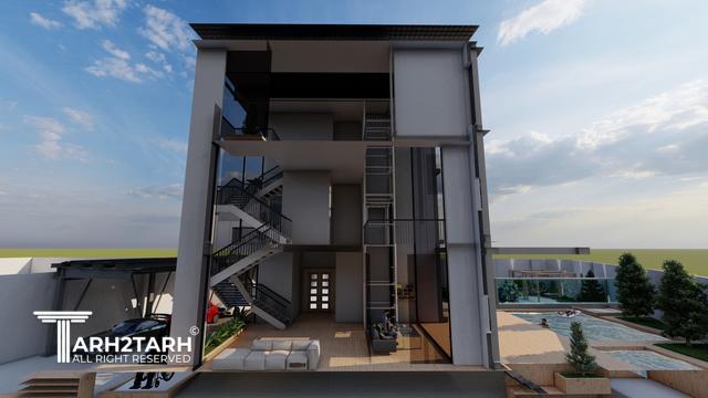 طراحی ویلا خانه دل