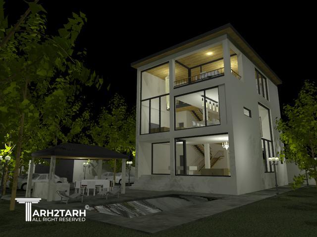 طراحی ویلا خانه دل