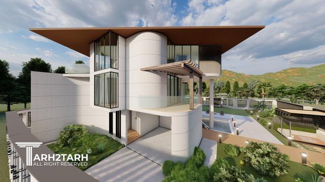 طراحی ویلا خانه دل