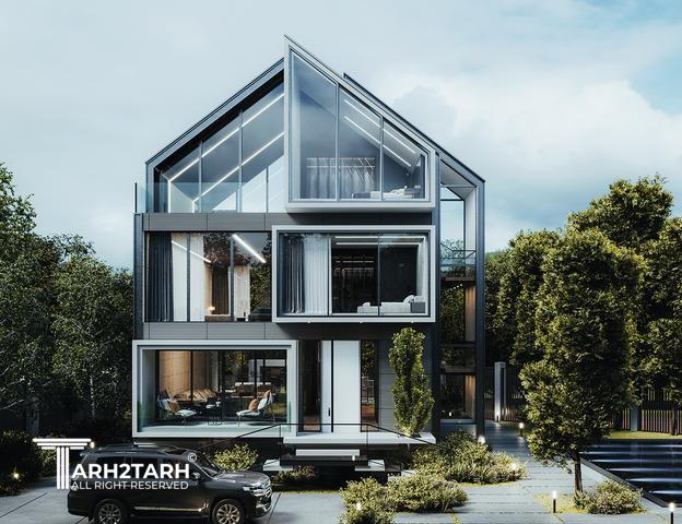 طراحی ویلا خانه دل