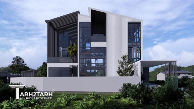 طراحی ویلا خانه دل