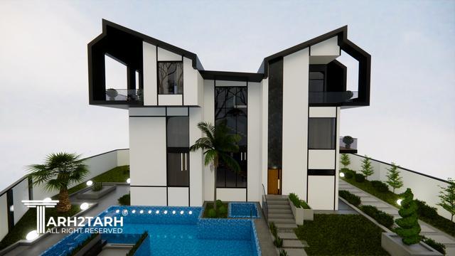 طراحی ویلا خانه دل