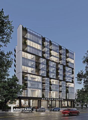طراحی ساختمان تجاری اداری هنگام