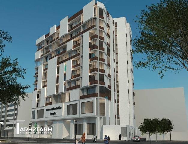 طراحی ساختمان تجاری اداری هنگام