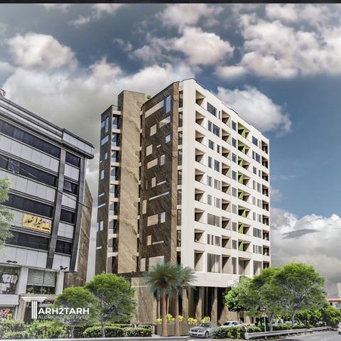 طراحی ساختمان تجاری اداری هنگام