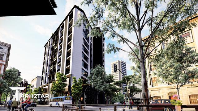 طراحی ساختمان تجاری اداری هنگام