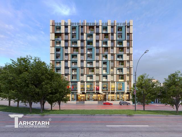 طراحی ساختمان تجاری اداری هنگام