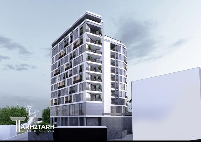 طراحی ساختمان تجاری اداری هنگام