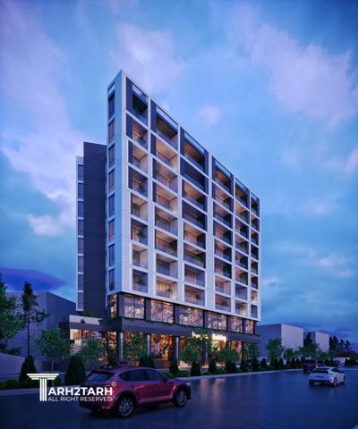 طراحی ساختمان تجاری اداری هنگام