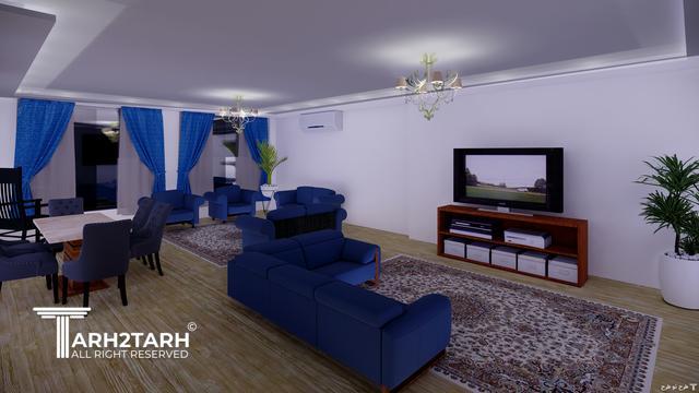 طراحی داخلی واحد مسکونی آناهیتا