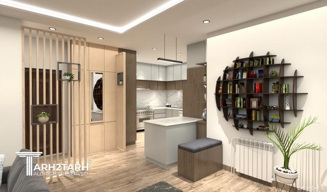طراحی داخلی واحد مسکونی آناهیتا