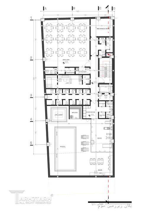 نفر سوم مسابقه طراحی پلان ساختمان آفتاب شرق 2