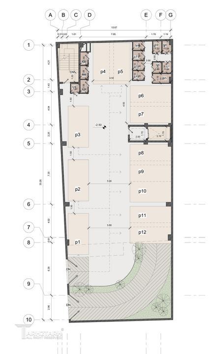 مسابقه طراحی پلان ساختمان آفتاب شرق 2