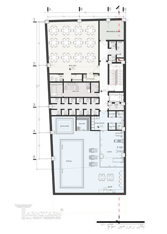 نمونه کار دفتر معماری بدیع 