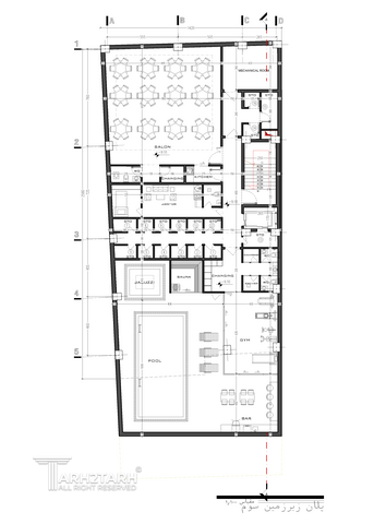 نمونه کار دفتر معماری بدیع 