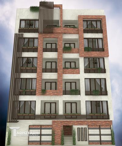 طراحی پلان، نما و روف گاردن فراز کنگان