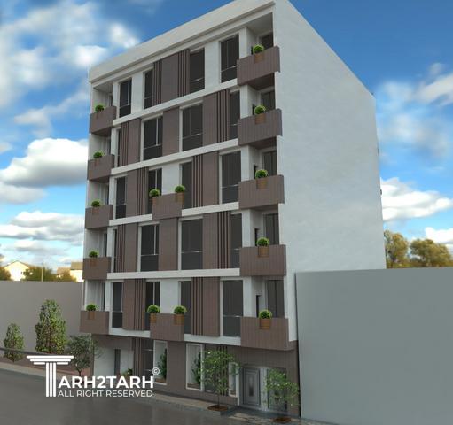 طراحی پلان، نما و روف گاردن فراز کنگان