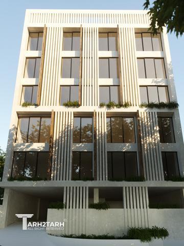 طراحی پلان، نما و روف گاردن فراز کنگان