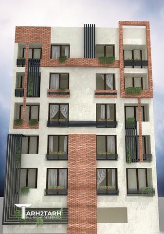 طراحی پلان، نما و روف گاردن فراز کنگان