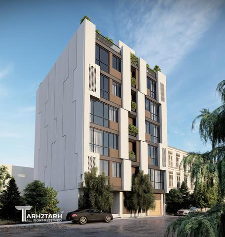 طراحی پلان، نما و روف گاردن فراز کنگان