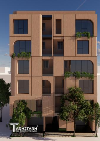 طراحی پلان، نما و روف گاردن فراز کنگان