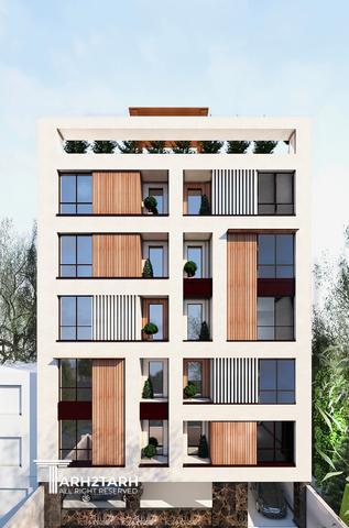 طراحی پلان، نما و روف گاردن فراز کنگان