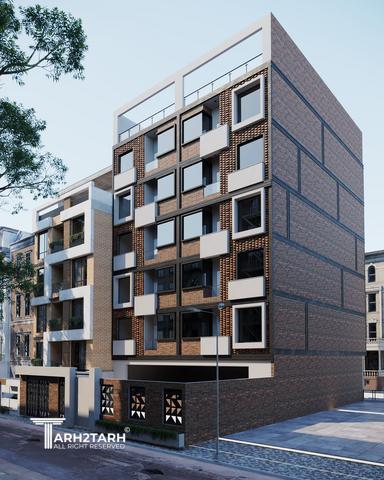 طراحی پلان، نما و روف گاردن فراز کنگان