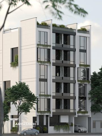 طراحی پلان، نما و روف گاردن فراز کنگان