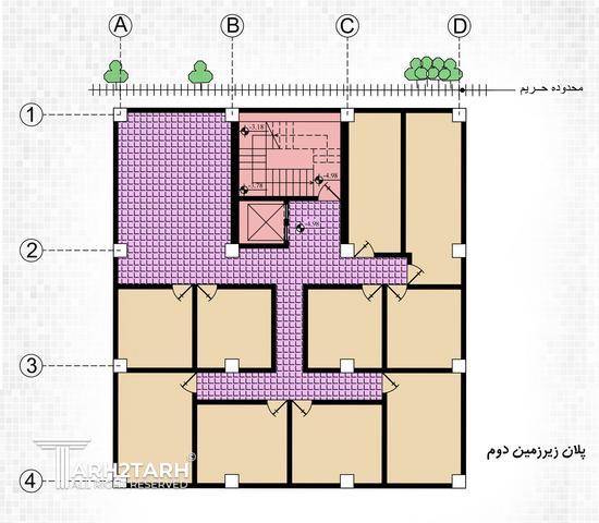 طراحی پلان، نما و روف گاردن فراز کنگان