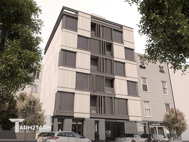 طراحی پلان، نما و روف گاردن فراز کنگان