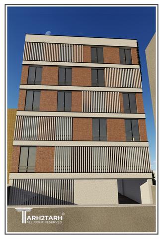 طراحی پلان، نما و روف گاردن فراز کنگان