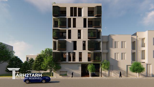 طراحی پلان، نما و روف گاردن فراز کنگان