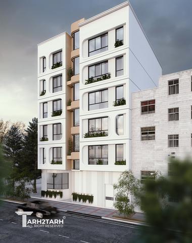 طراحی پلان، نما و روف گاردن فراز کنگان