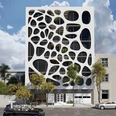 طراحی پلان، نما و روف گاردن فراز کنگان