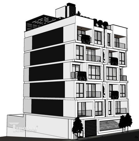 طراحی پلان، نما و روف گاردن فراز کنگان