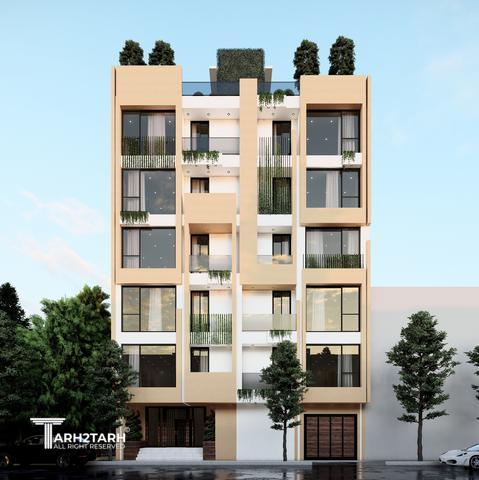 طراحی پلان، نما و روف گاردن فراز کنگان