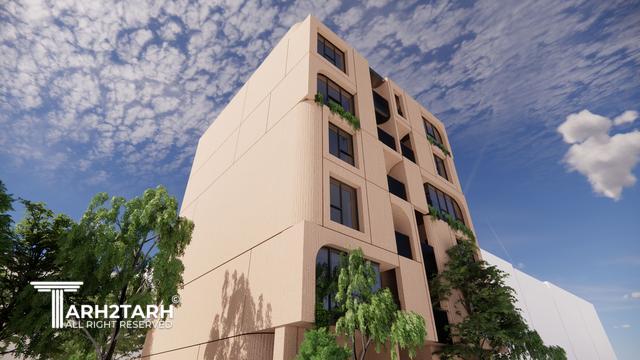 طراحی پلان، نما و روف گاردن فراز کنگان