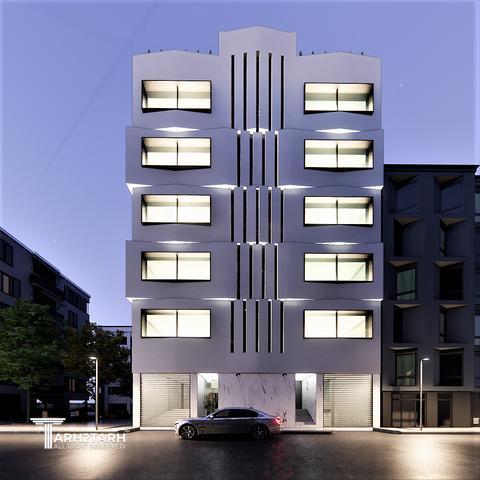 طراحی پلان، نما و روف گاردن فراز کنگان