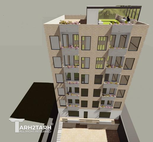 طراحی پلان، نما و روف گاردن فراز کنگان