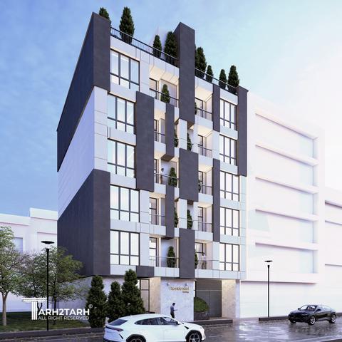 طراحی پلان، نما و روف گاردن فراز کنگان