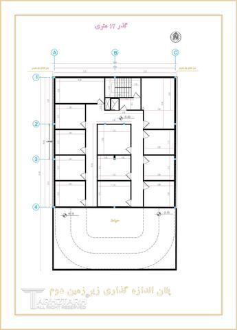 طراحی پلان، نما و روف گاردن فراز کنگان