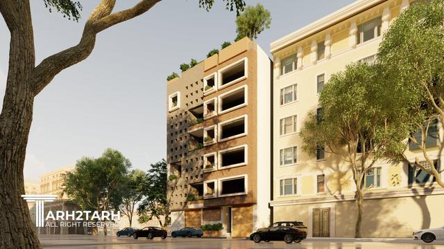 طراحی پلان، نما و روف گاردن فراز کنگان