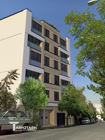 طراحی پلان، نما و روف گاردن فراز کنگان