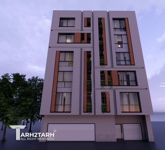 طراحی پلان، نما و روف گاردن فراز کنگان