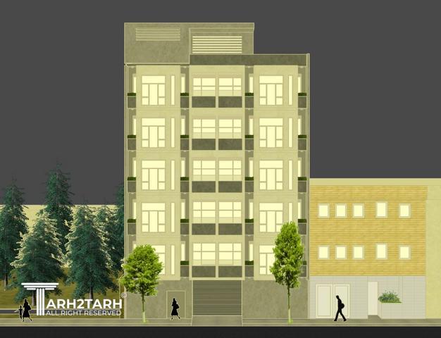 طراحی پلان، نما و روف گاردن فراز کنگان