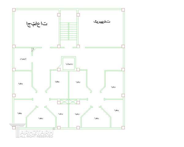 طراحی پلان، نما و روف گاردن فراز کنگان