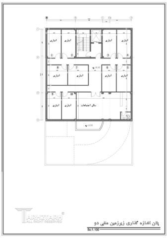 طراحی پلان، نما و روف گاردن فراز کنگان