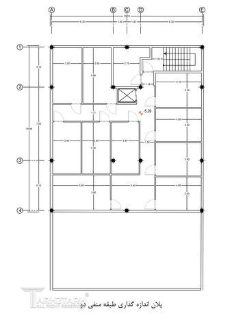 طراحی پلان، نما و روف گاردن فراز کنگان